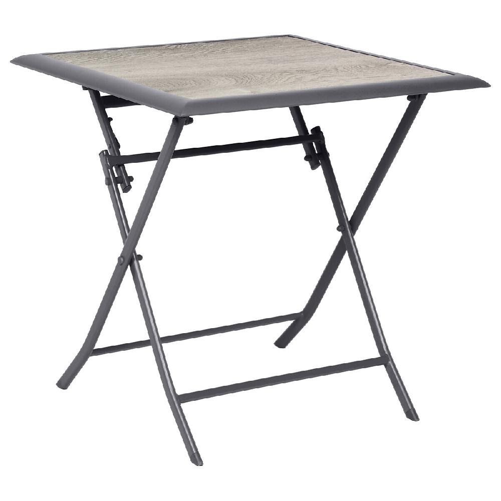 Hesperide Table De Jardin Pliante Carrée AZUA Gris Smoke