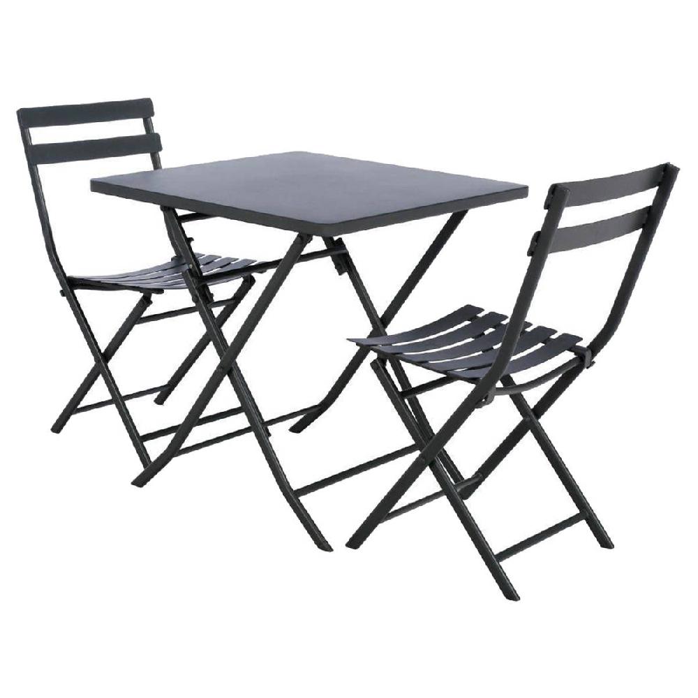 Hesperide Table De Jardin Pliante Carrée GREENSBORO Graphite
