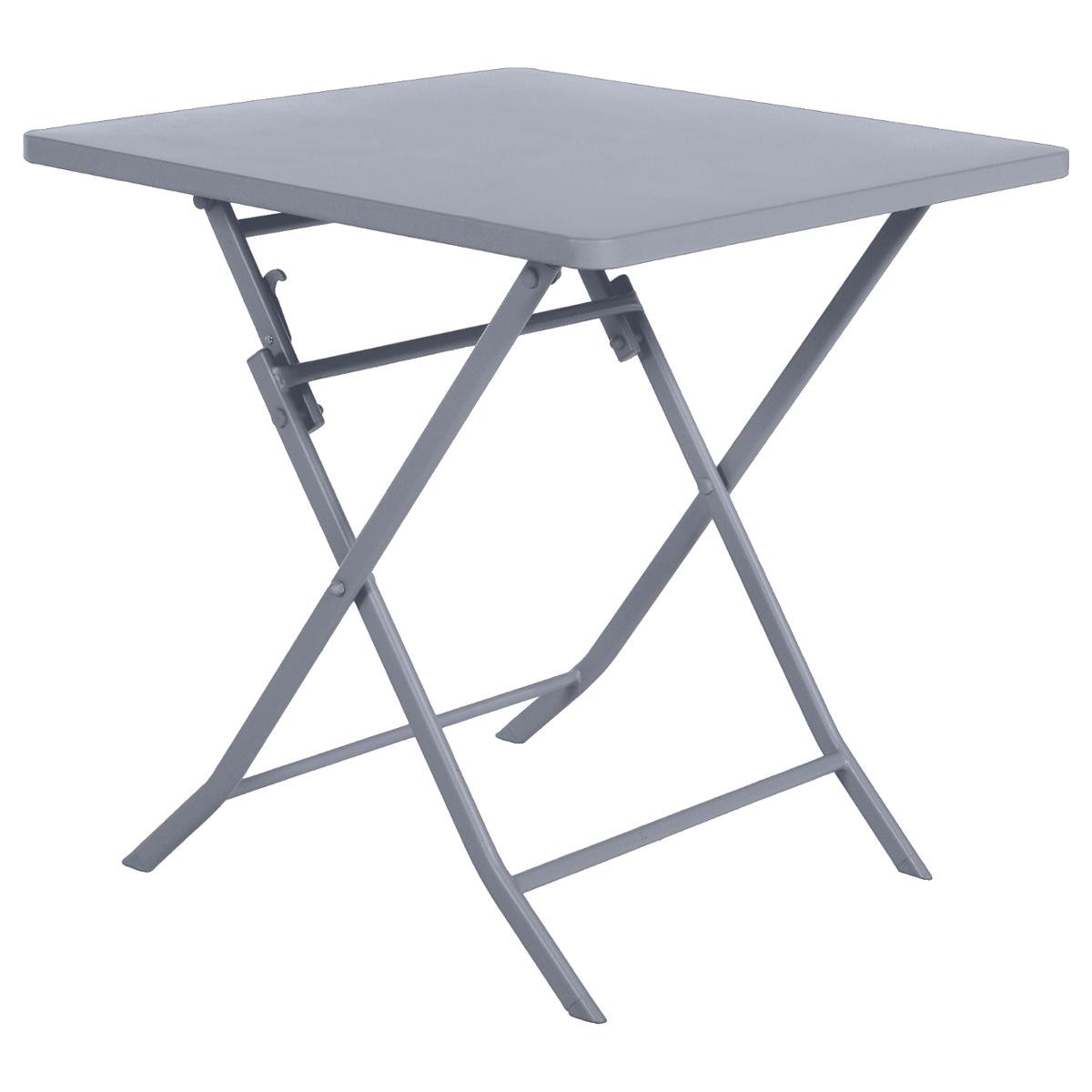 Hesperide Table De Jardin Pliante Carrée GREENSBORO Gris Quartz