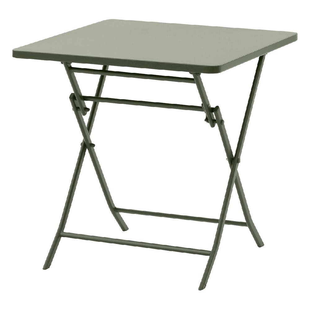 Hesperide Table De Jardin Pliante Carrée GREENSBORO Vert Laurier