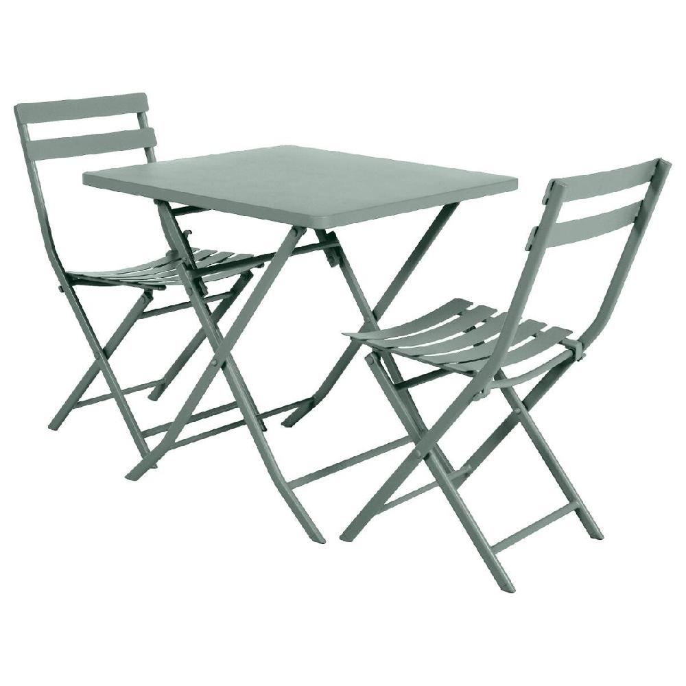Hesperide Table De Jardin Pliante Carrée GREENSBORO Vert Olive