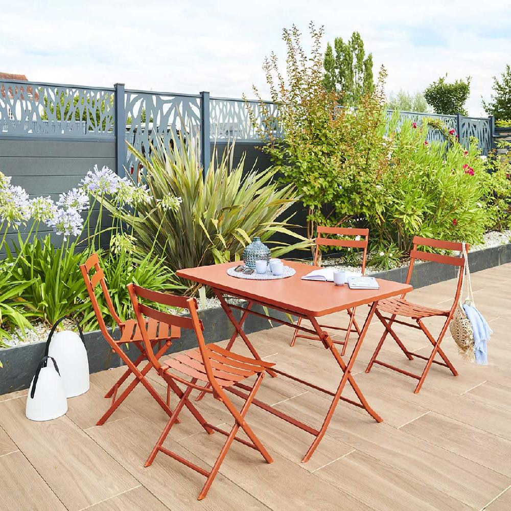 Hesperide Table De Jardin Pliante Rectangulaire GREENSBORO Ambre