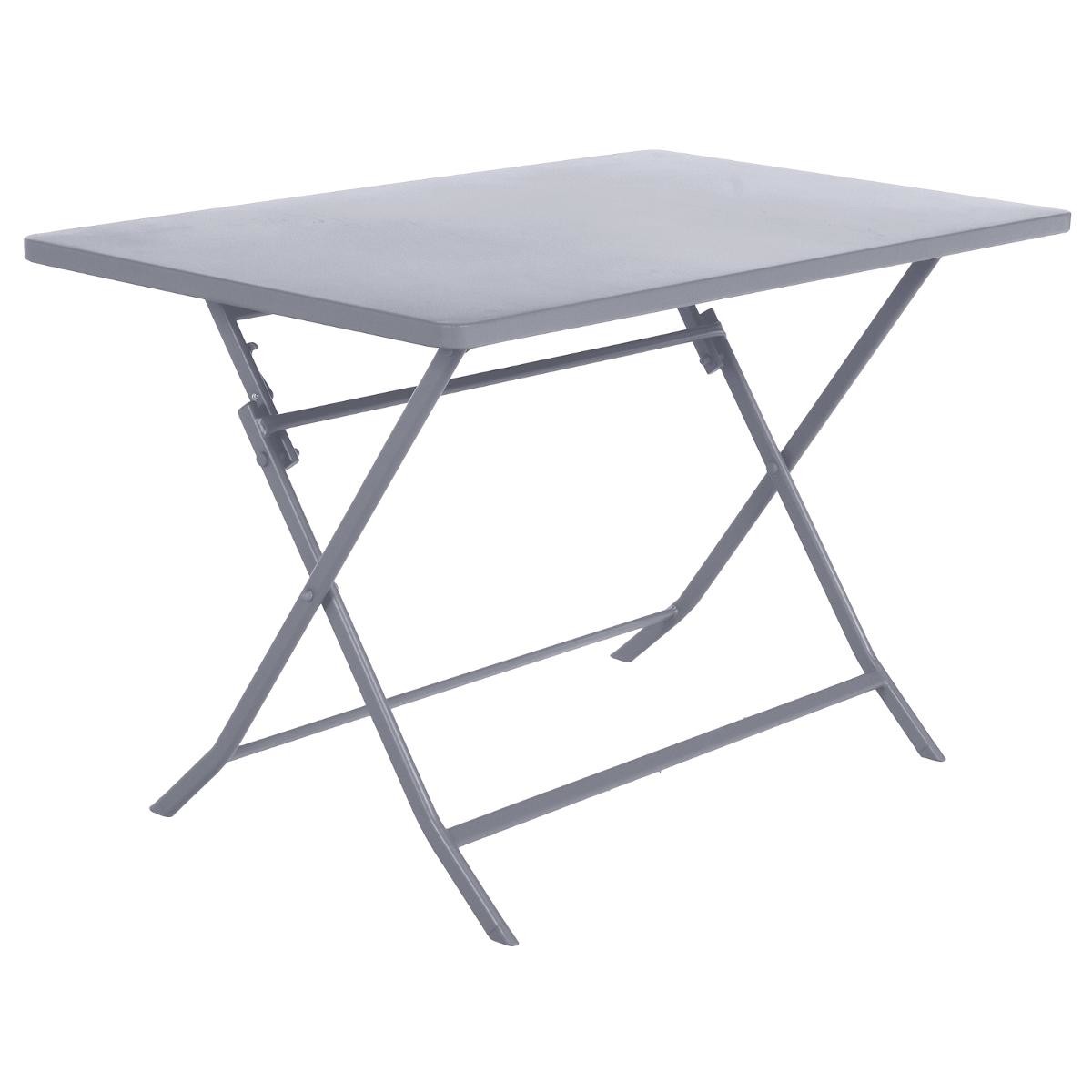 Hesperide Table De Jardin Pliante Rectangulaire GREENSBORO Gris Quartz