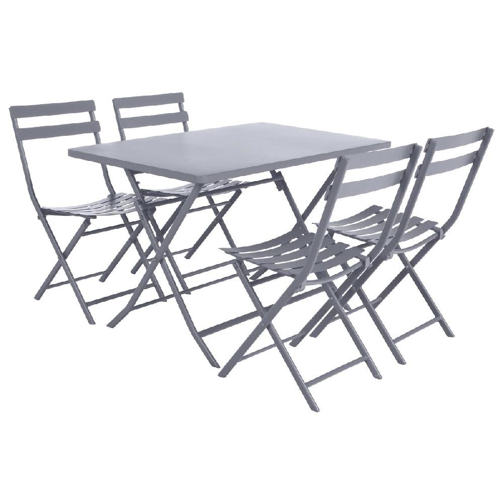 Hesperide Table De Jardin Pliante Rectangulaire GREENSBORO Gris Quartz