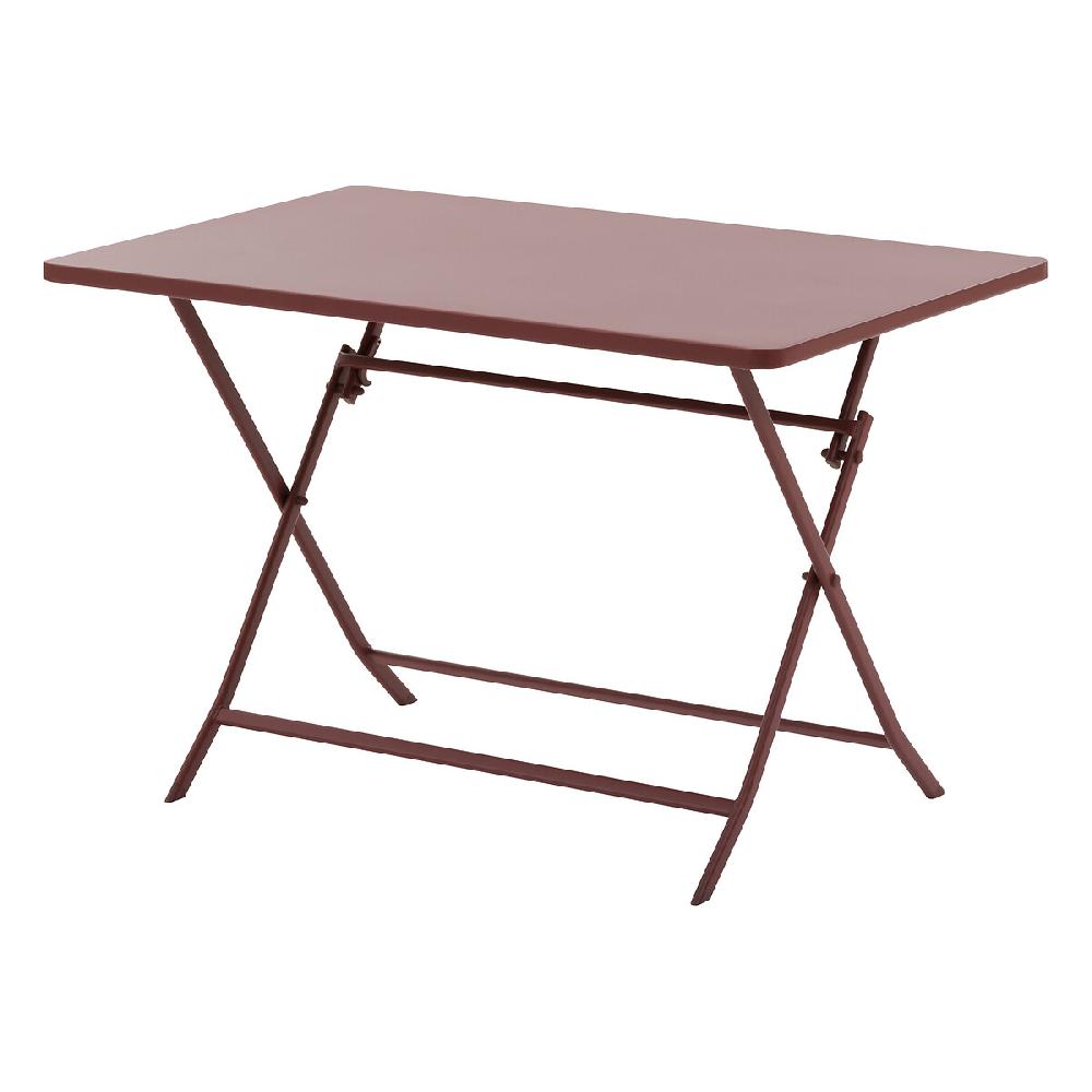 Hesperide Table De Jardin Pliante Rectangulaire GREENSBORO Lie De Vin