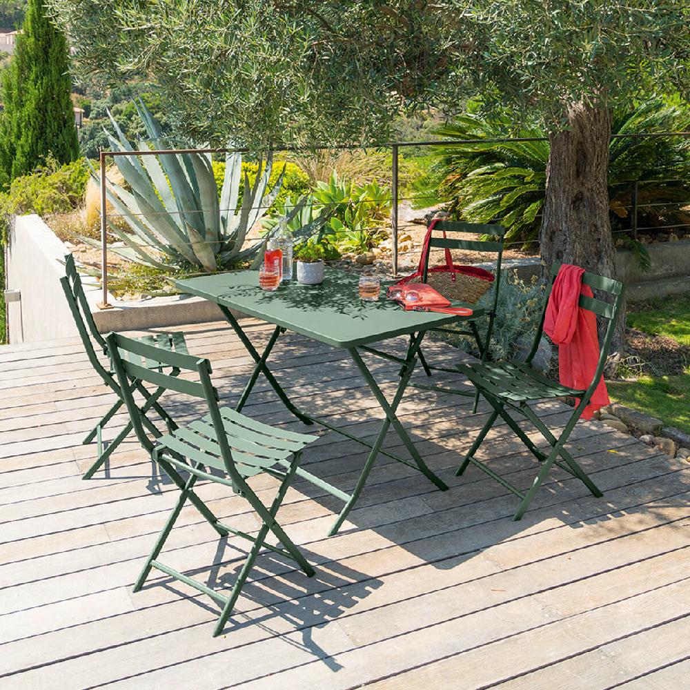Hesperide Table De Jardin Pliante Rectangulaire GREENSBORO Vert Olive