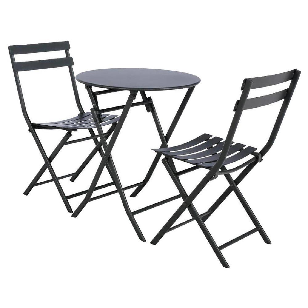 Hesperide Table De Jardin Pliante Ronde GREENSBORO Graphite
