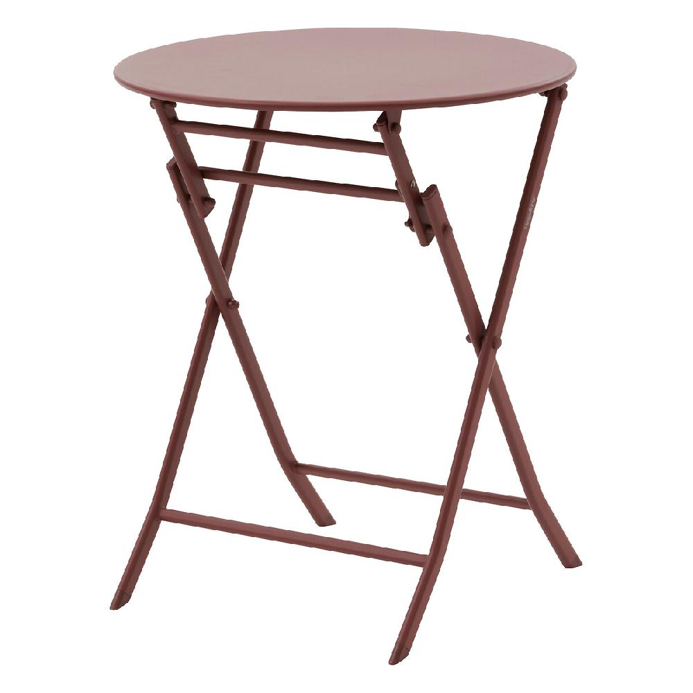 Hesperide Table De Jardin Pliante Ronde GREENSBORO Lie De Vin