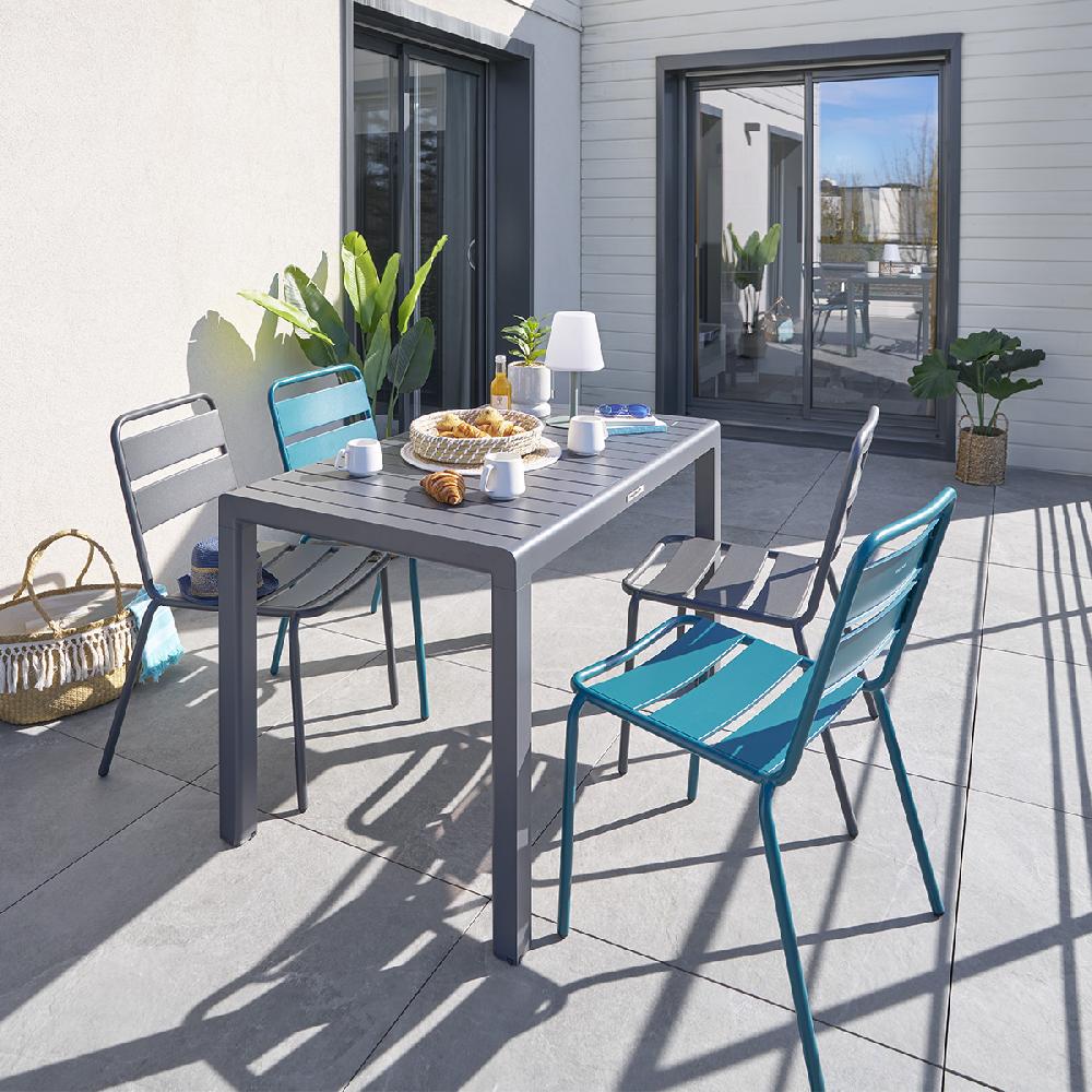 Hesperide Table De Jardin Rectangulaire AYORA Graphite