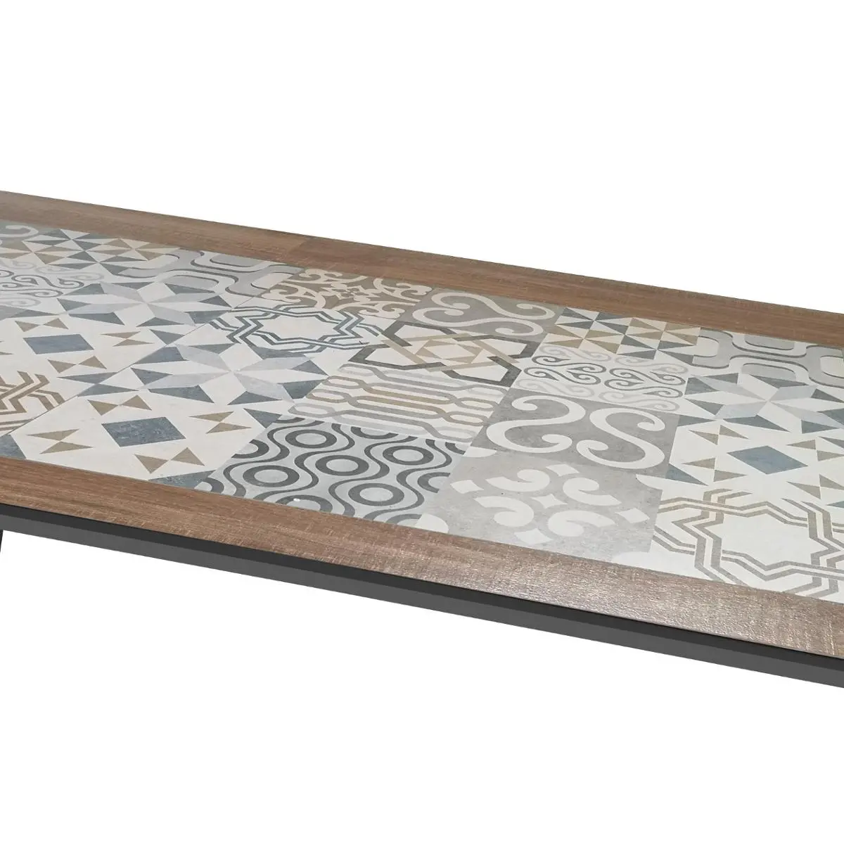 Hesperide Table De Jardin Rectangulaire LAMBADA Céramique & Graphite