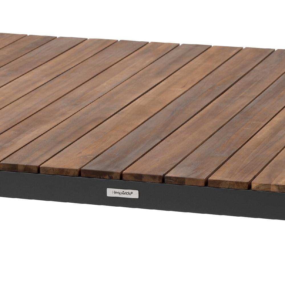Hesperide Table De Jardin Rectangulaire PARADIZE Effet Noyer & Graphite