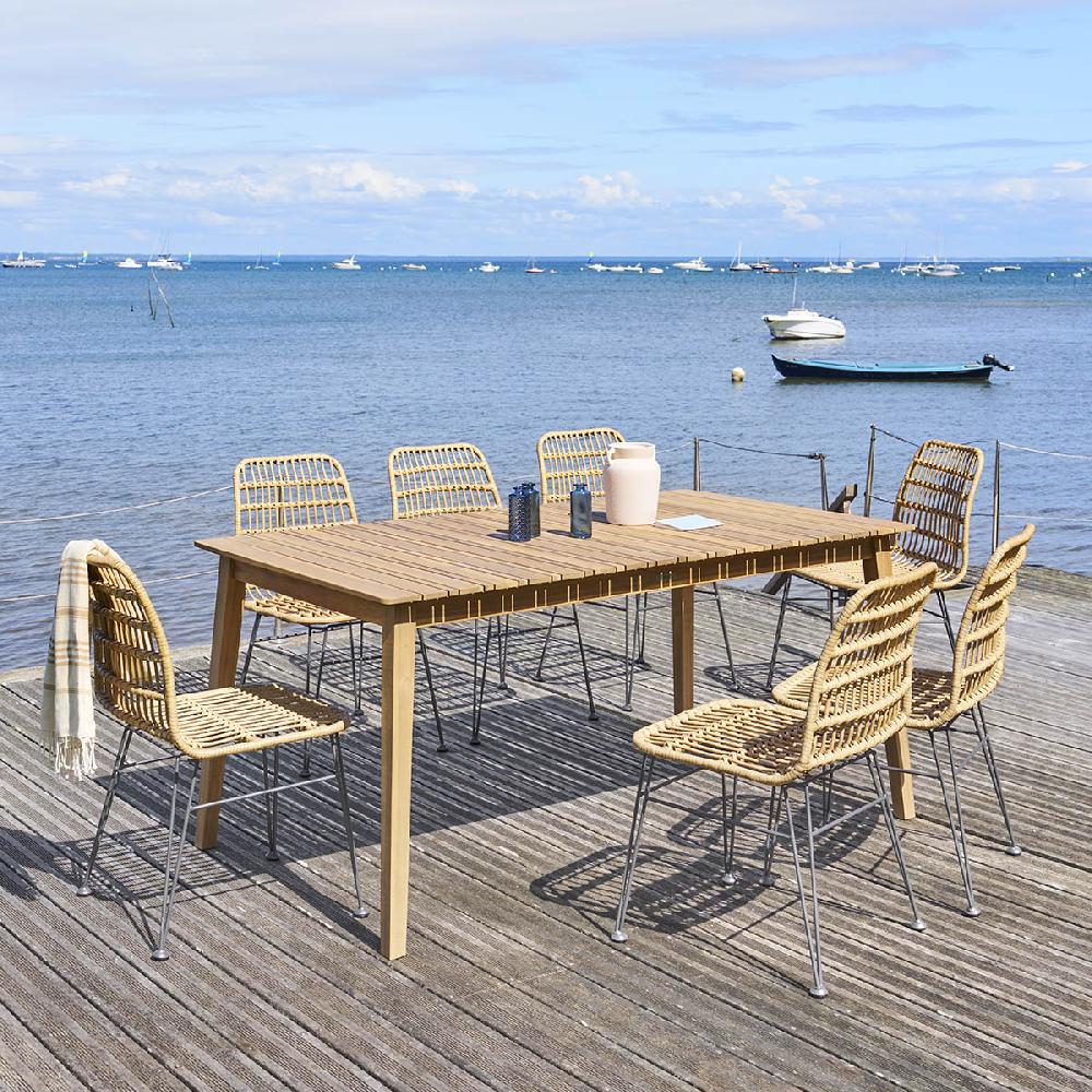 hesperide Table de jardin rectangulaire TIWI Acacia