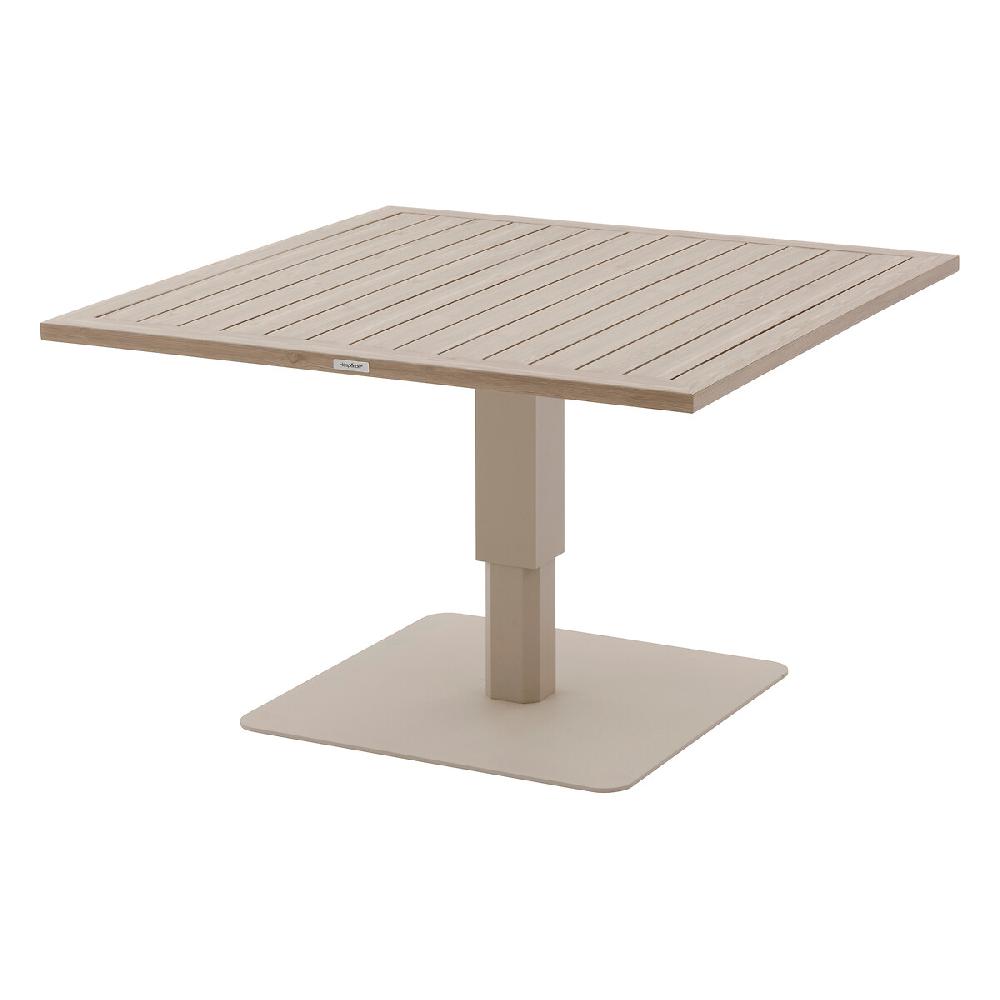 Hesperide Table De Jardin Relevable Carrée SALIMIA Argile & Lin