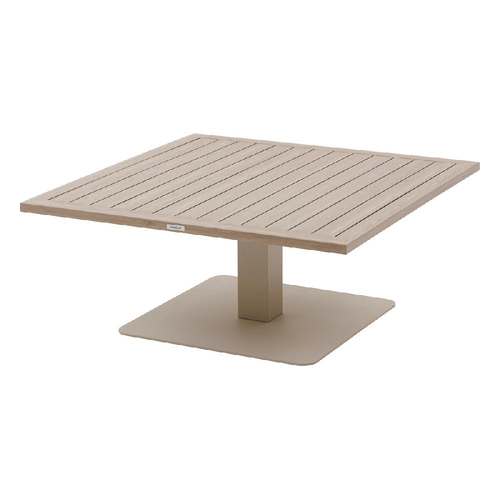 Hesperide Table De Jardin Relevable Carrée SALIMIA Argile & Lin