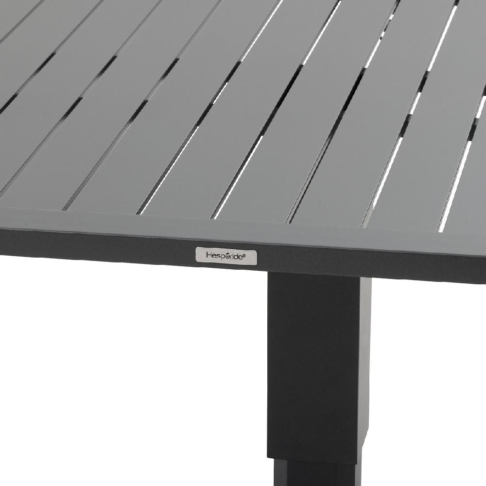 Hesperide Table De Jardin Relevable Carrée SALIMIA Graphite