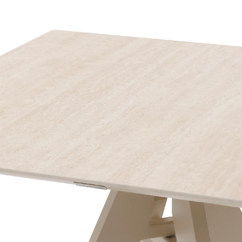 Hesperide Table Haute De Jardin Carrée TERZANO Vanille & Argile
