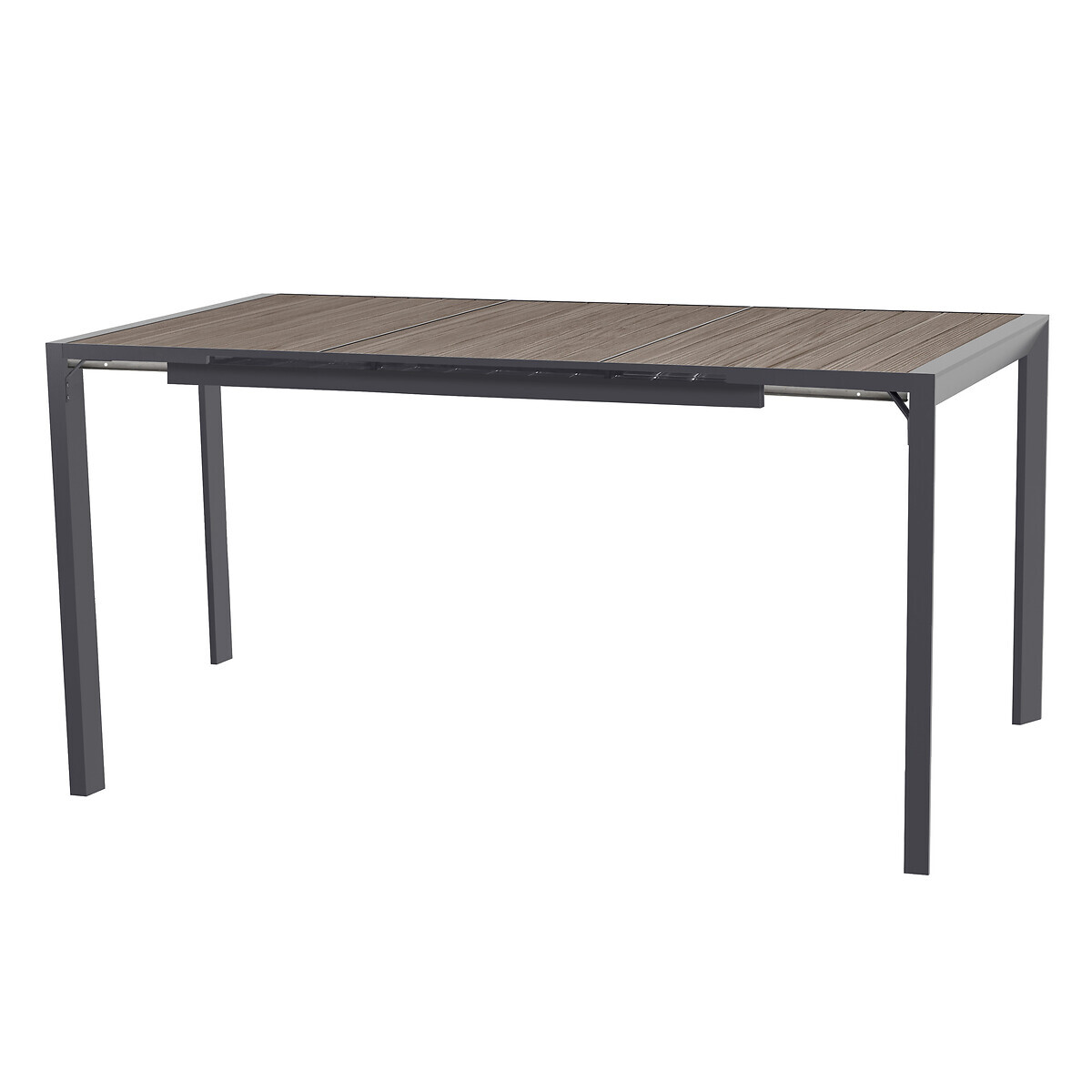Hesperide Table Haute De Jardin Extensible ÉVASION Seigle Effet Bois & Graphite