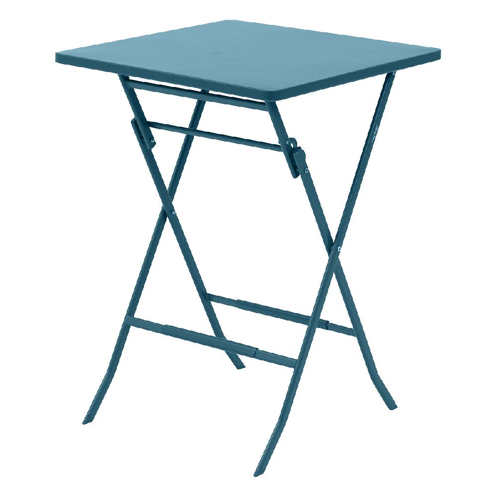 Hesperide Table Haute De Jardin Pliante GREENSBORO Bleu Canard