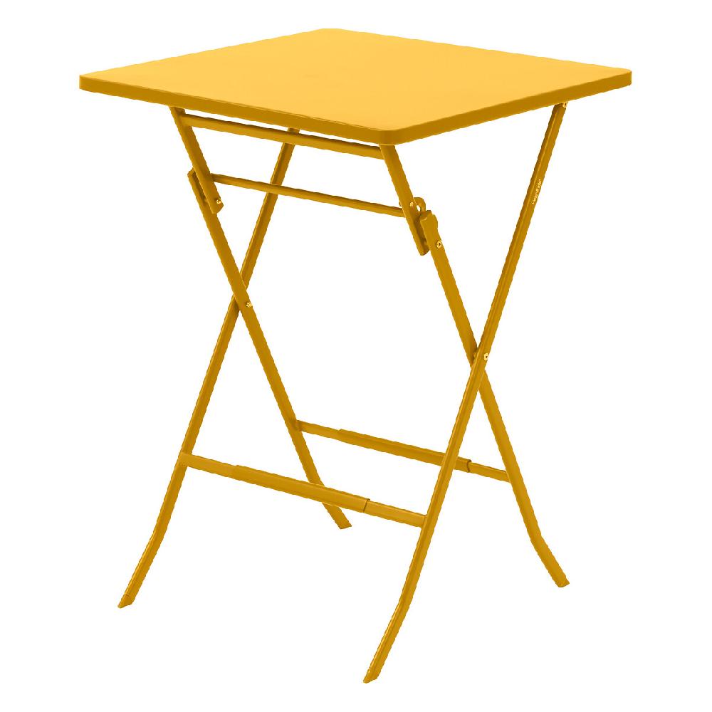 Hesperide Table Haute De Jardin Pliante GREENSBORO Jaune Moutarde