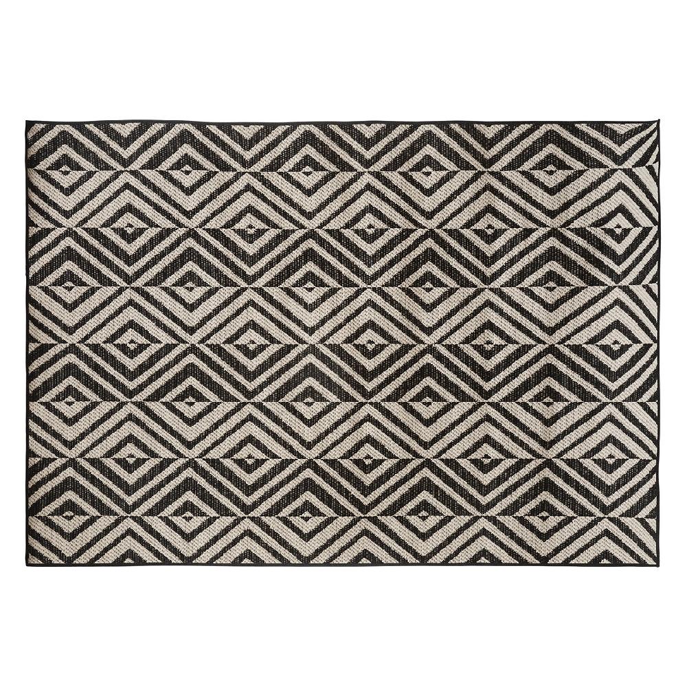 hesperide Tapis d'extérieur et d'intérieur COLOR Noir & Blanc