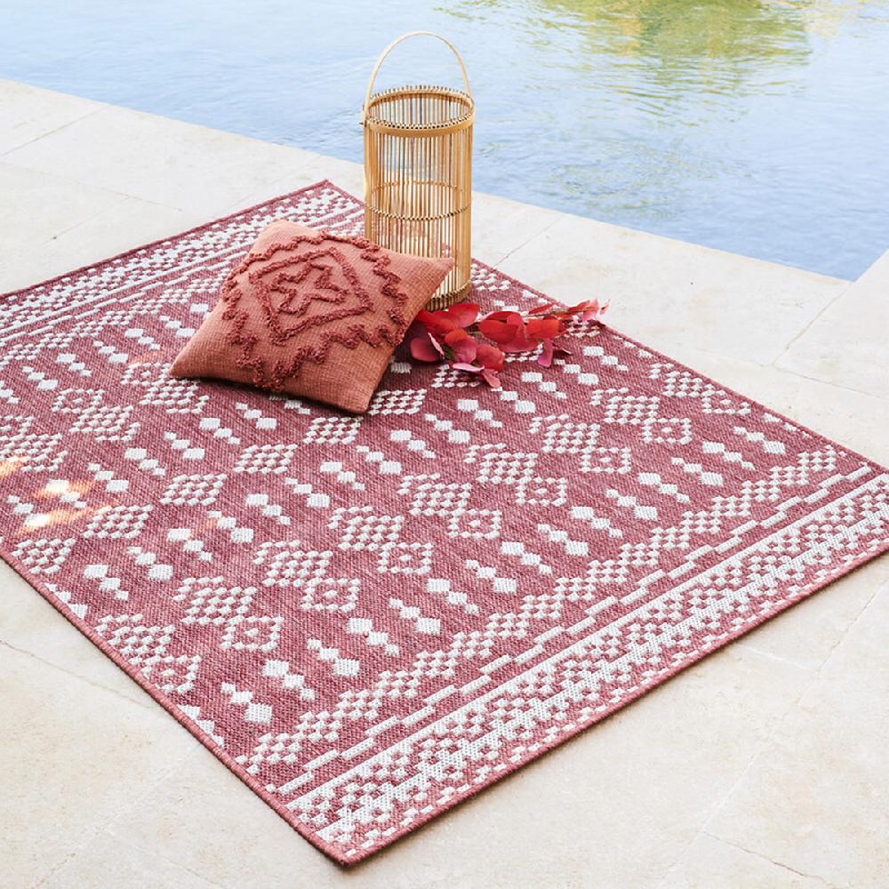Hesperide Tapis D'extérieur Et D'intérieur COLOR Terracotta