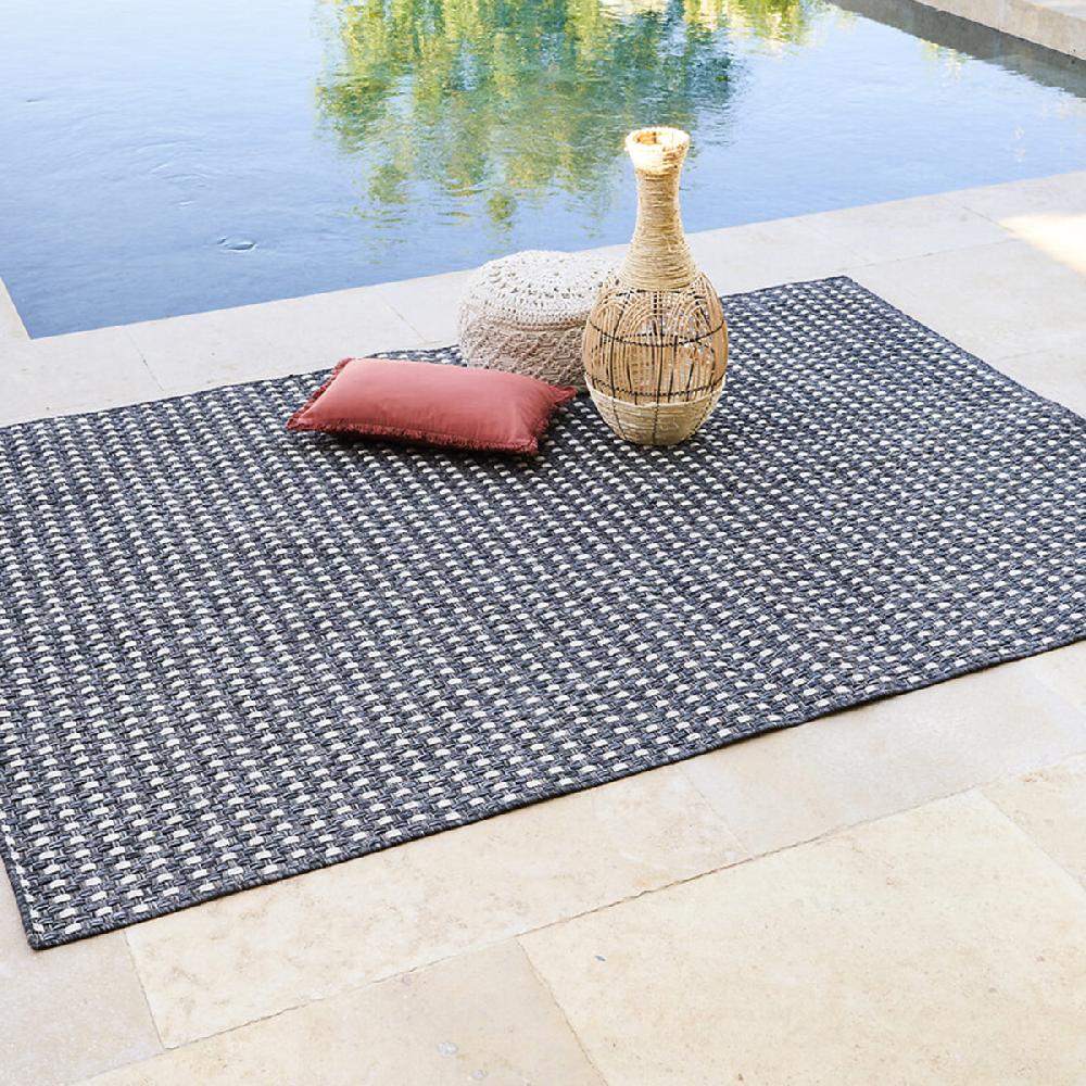 Hesperide Tapis D'extérieur Et D'intérieur GRAY Gris Foncé