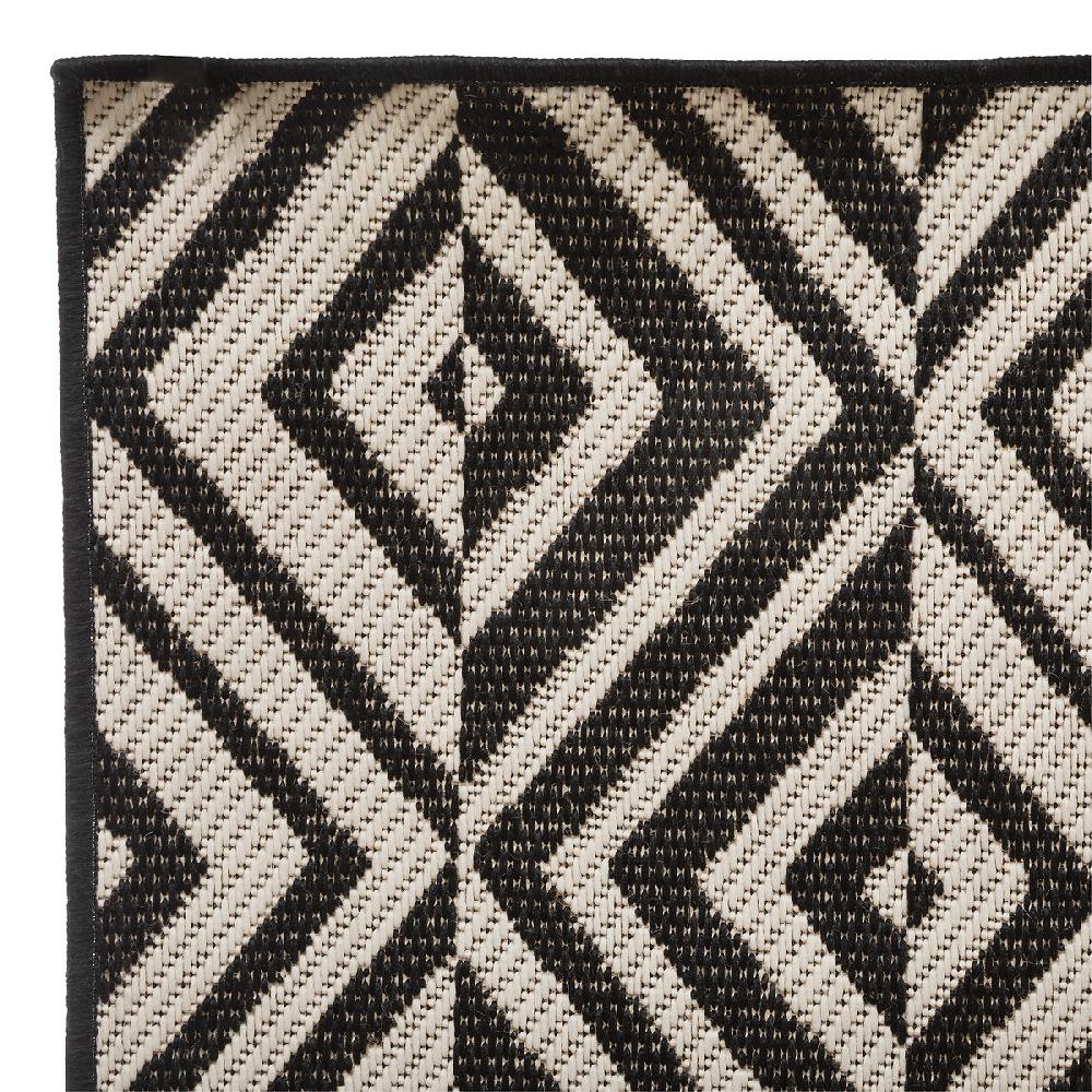 Hesperide Tapis Extérieur Et Intérieur COLOR Noir & Blanc