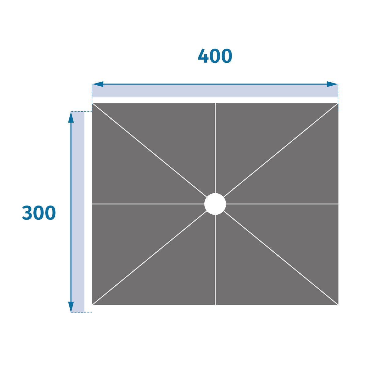 Hesperide Toile De Parasol SUENYO Sunbrella® Anthracite