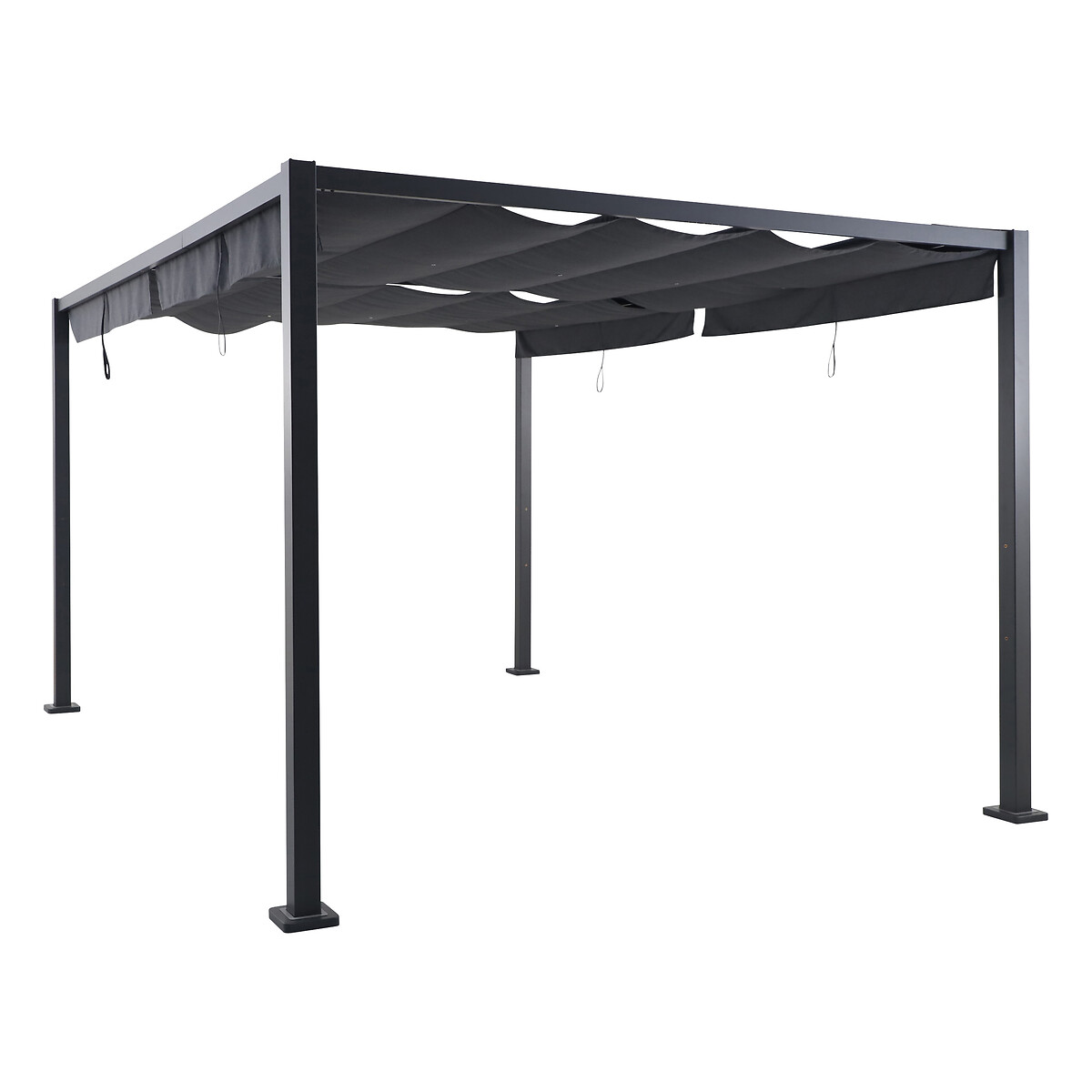 Hesperide Tonnelle Rectangulaire ZALYA Graphite & Ardoise