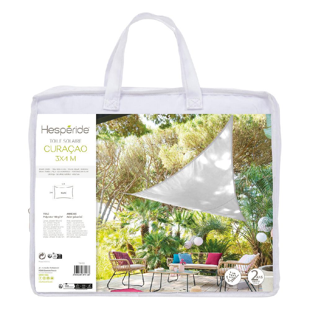 Hesperide Voile D'ombrage Rectangulaire CURACAO Blanc