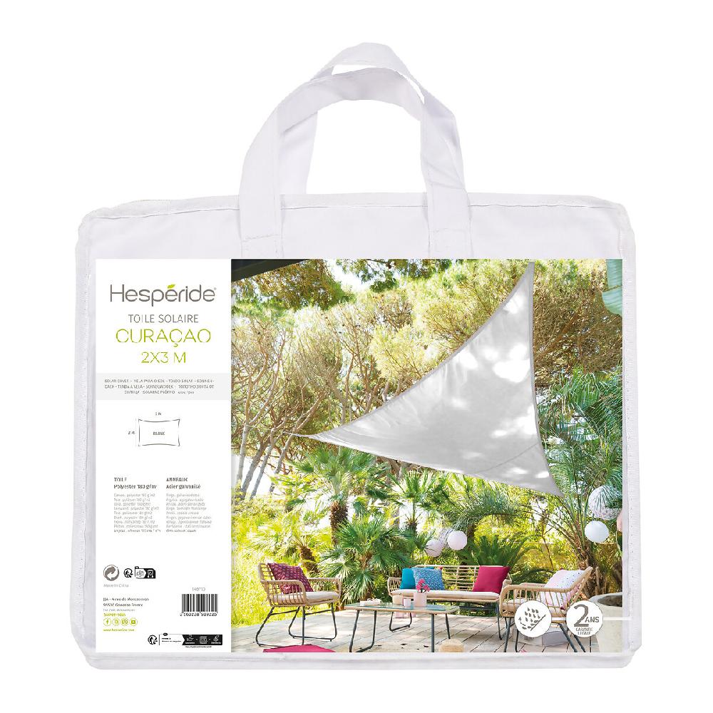 Hesperide Voile D'ombrage Rectangulaire CURACAO Blanc