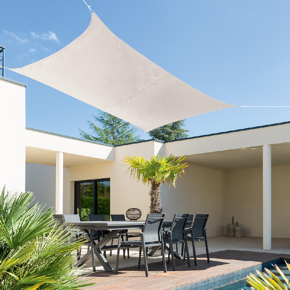 hesperide Voile d'ombrage rectangulaire CURACAO Blé