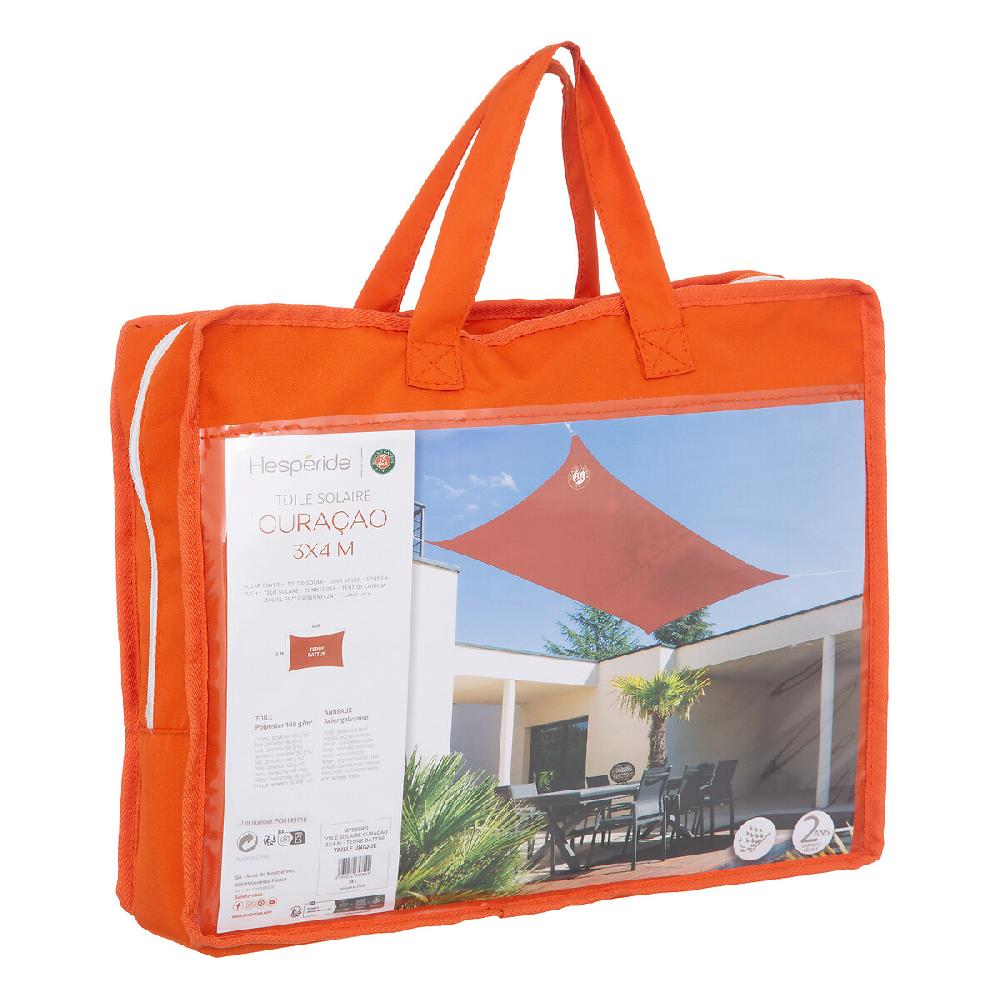 Hesperide Voile D'ombrage Rectangulaire CURACAO Terre Battue