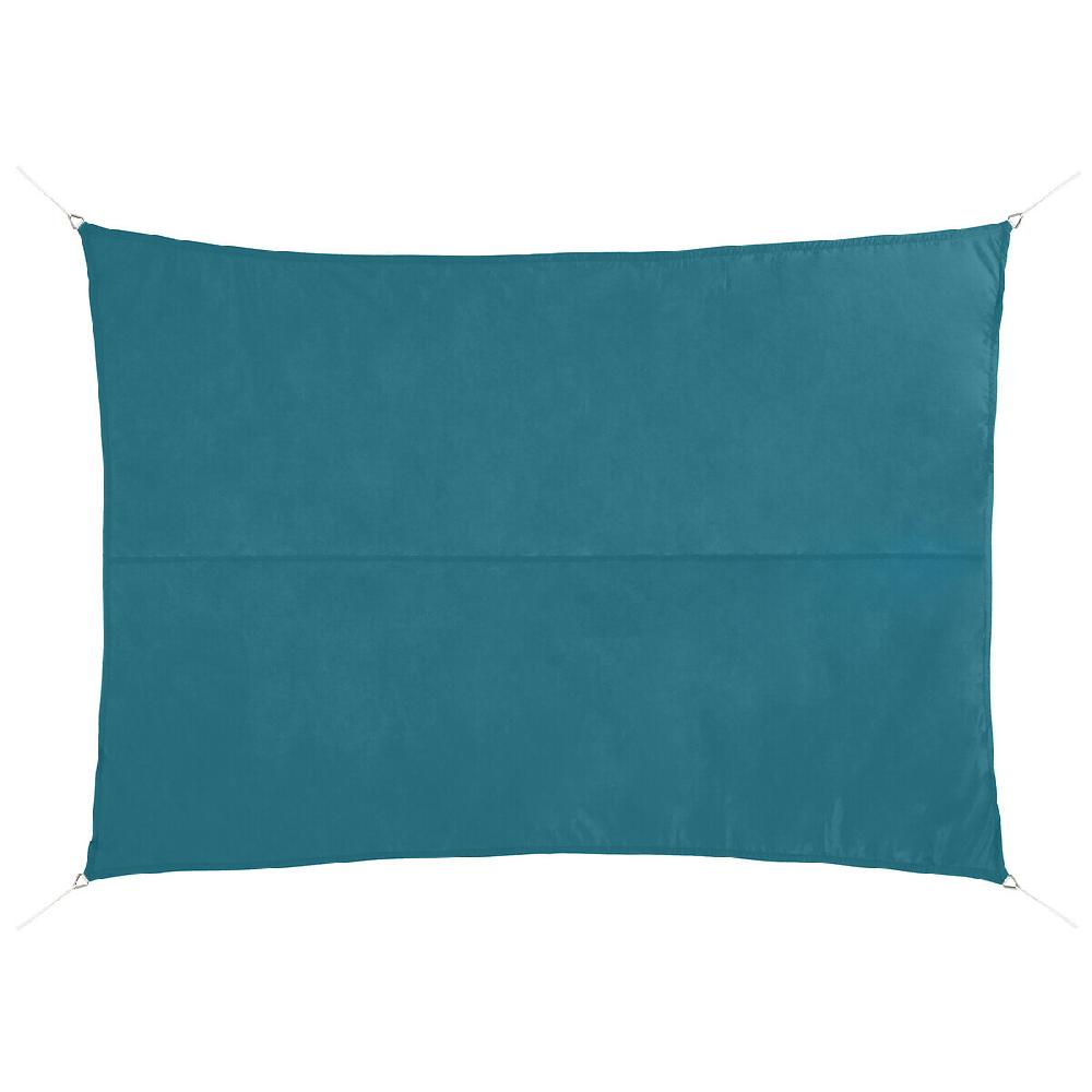 Hesperide Voile D'ombrage Rectangulaire SHAE Bleu Canard