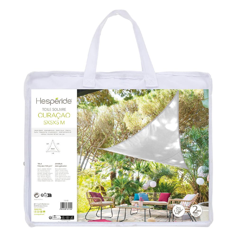 Hesperide Voile D'ombrage Triangulaire CURACAO Blanc
