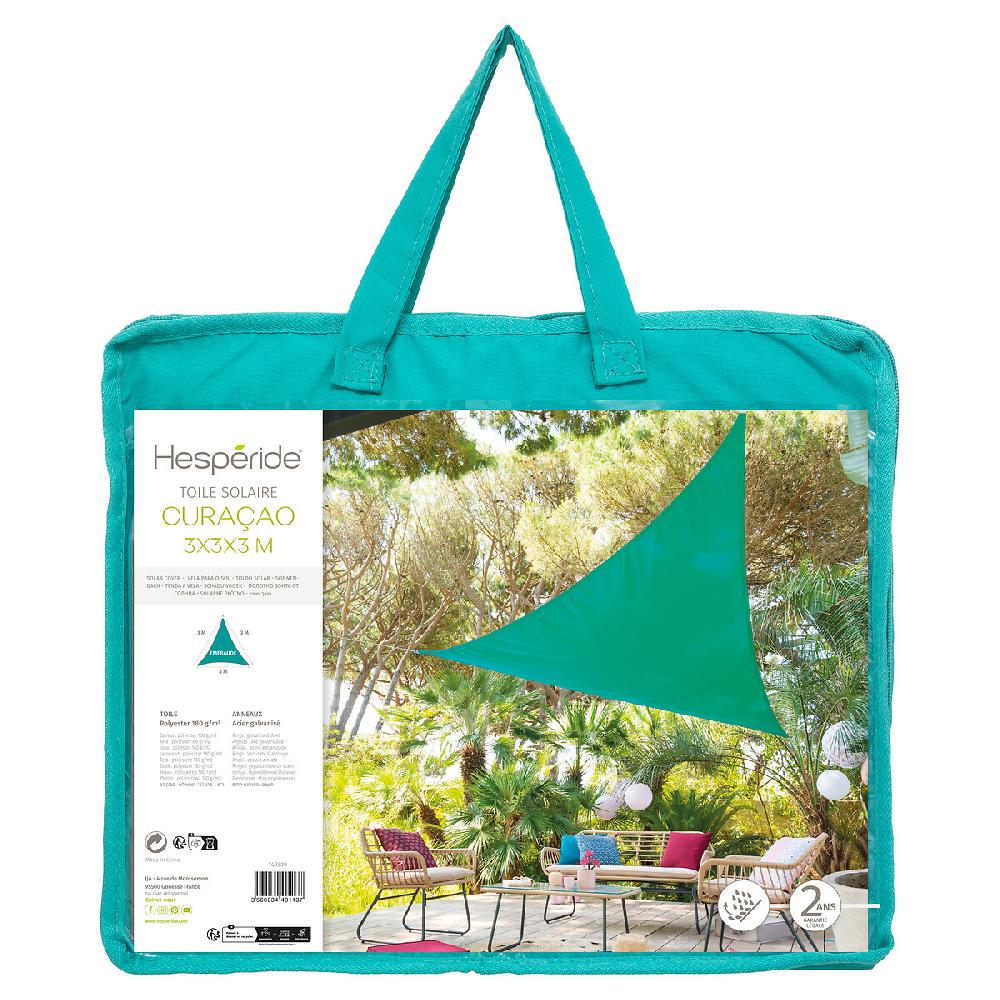 Hesperide Voile D'ombrage Triangulaire CURACAO Émeraude