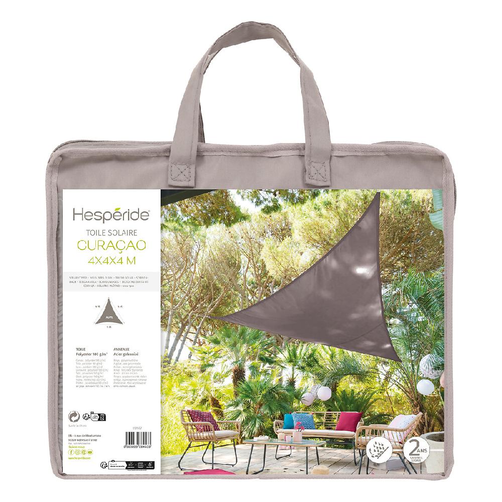 Hesperide Voile D'ombrage Triangulaire CURACAO Taupe