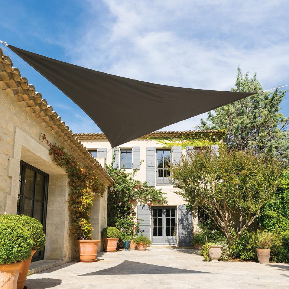 hesperide Voile d'ombrage triangulaire SHAE Ardoise