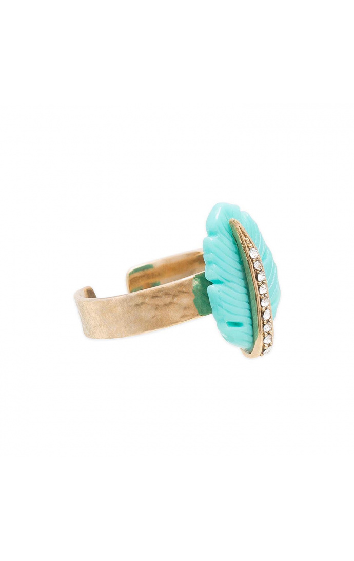 Hipanema Bague Badiane Bleu Turquoise