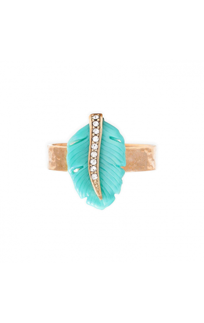 hipanema Bague Badiane Bleu Turquoise