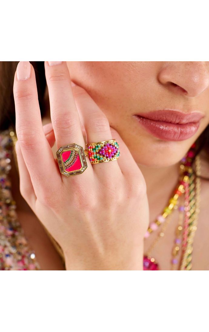 Hipanema Bague Bruna Rose