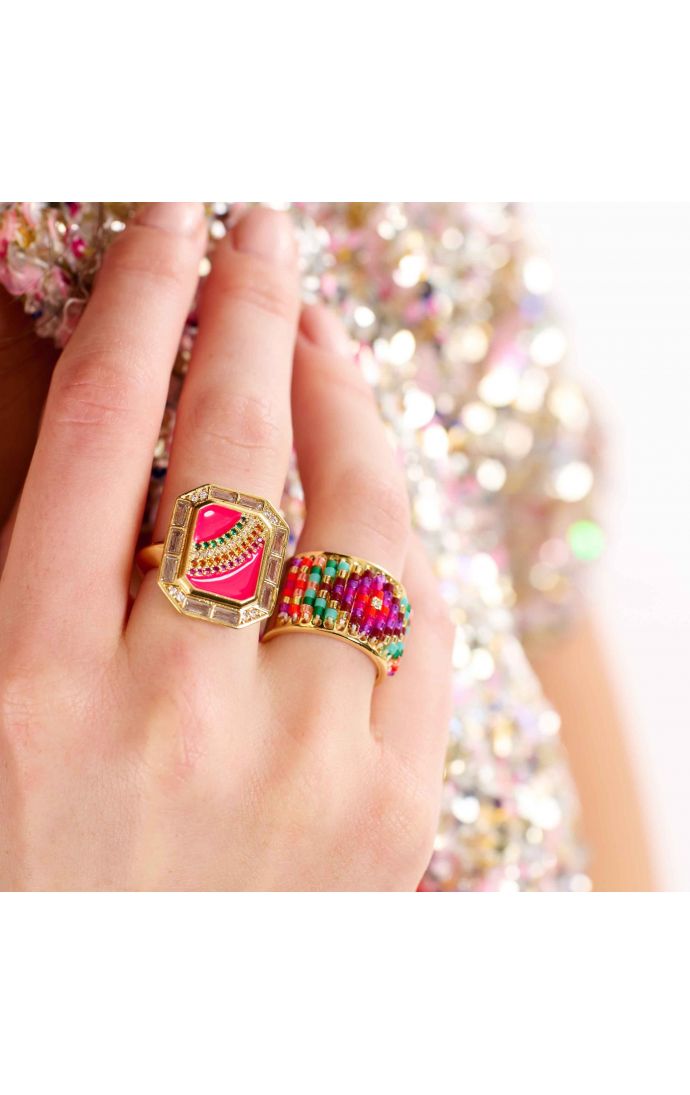 Hipanema Bague Bruna Rose