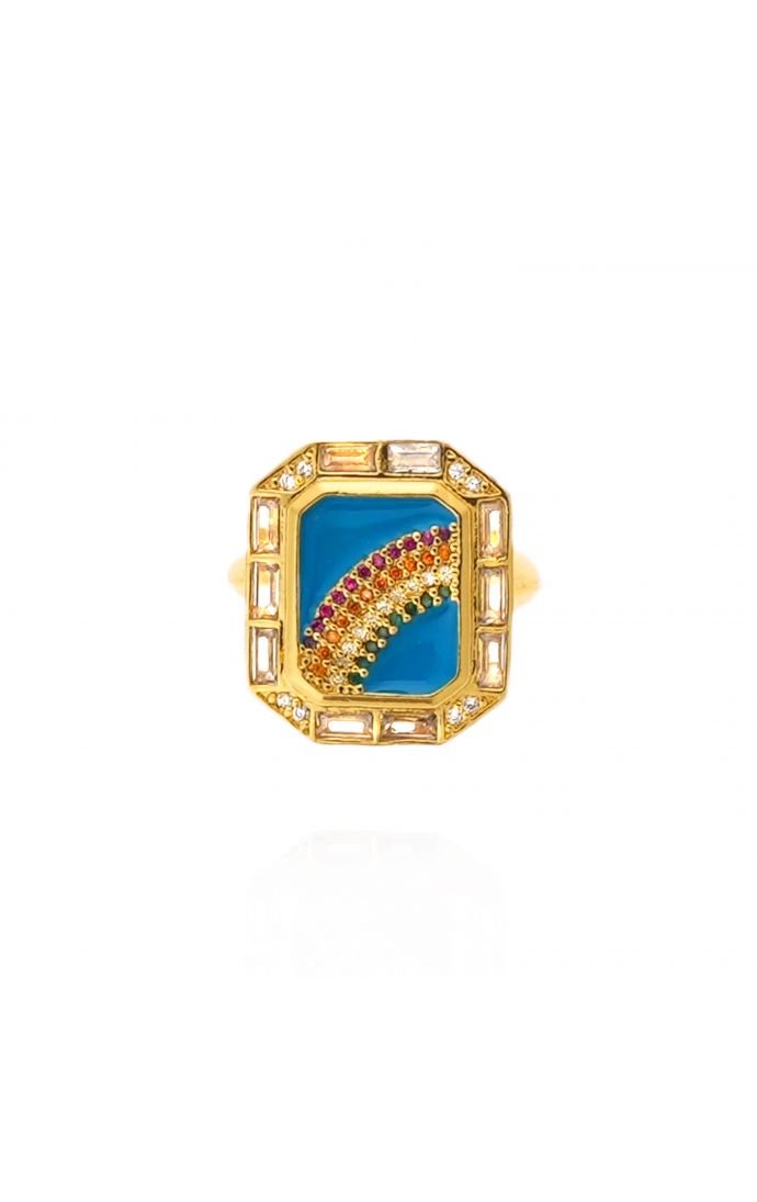 Hipanema Bague Bruna Turquoise