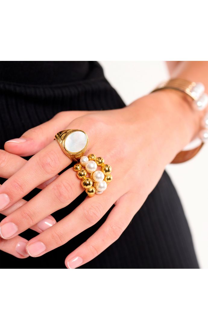 Hipanema Bague Canopus Doré