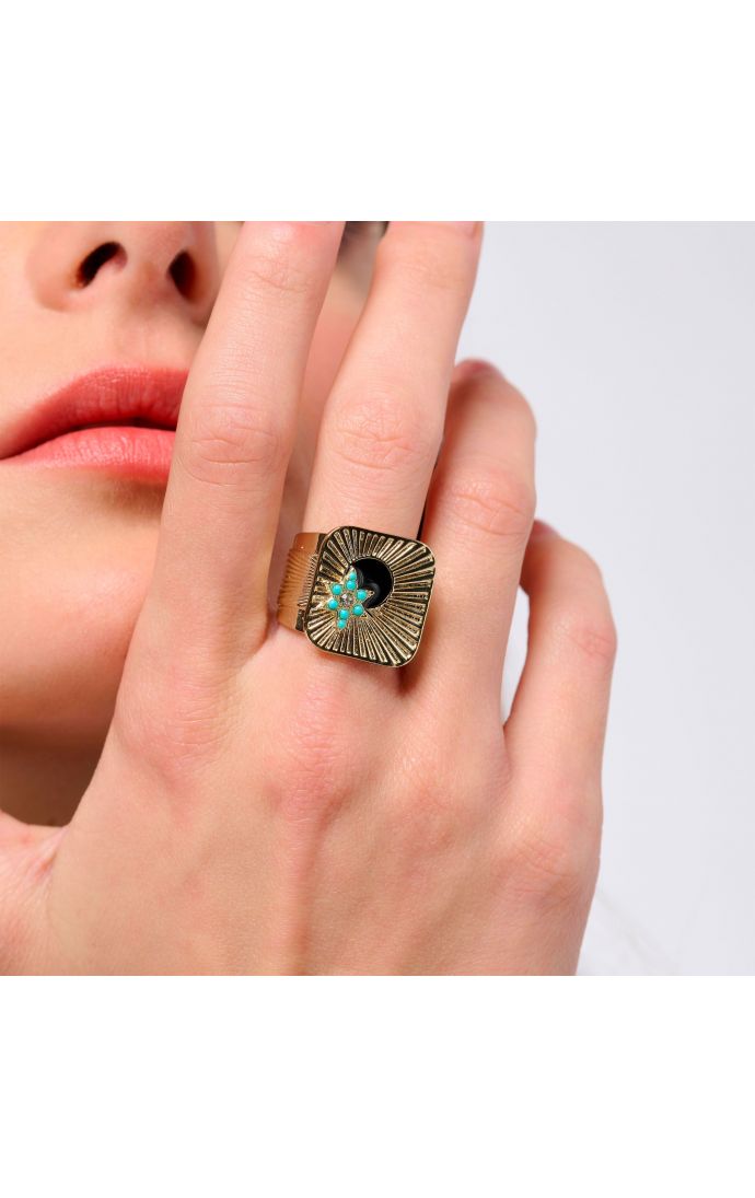 Hipanema Bague Caprice Doré