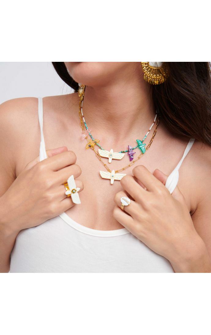 Hipanema Bague Chica Blanc