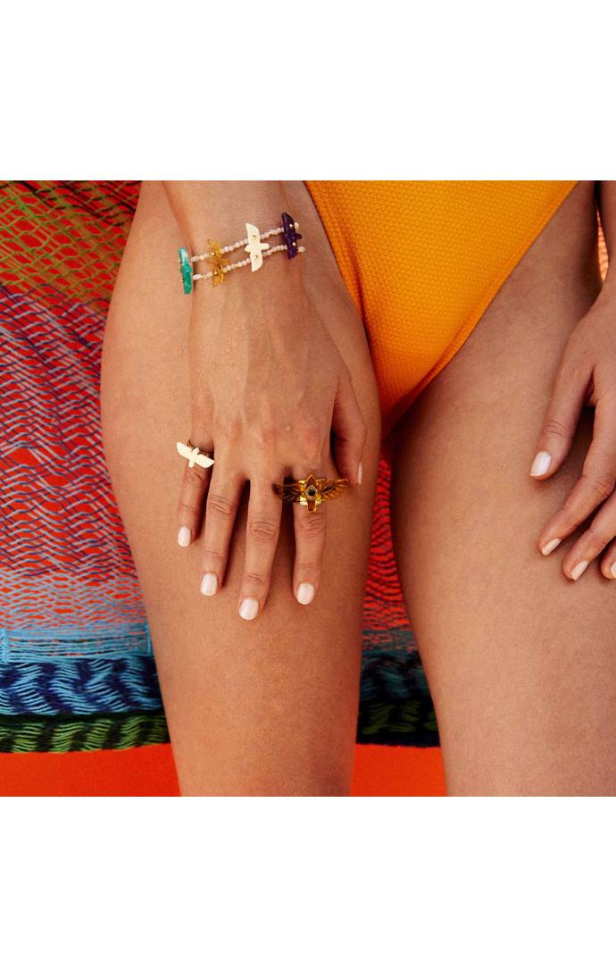 Hipanema Bague Chica Jaune Topaze