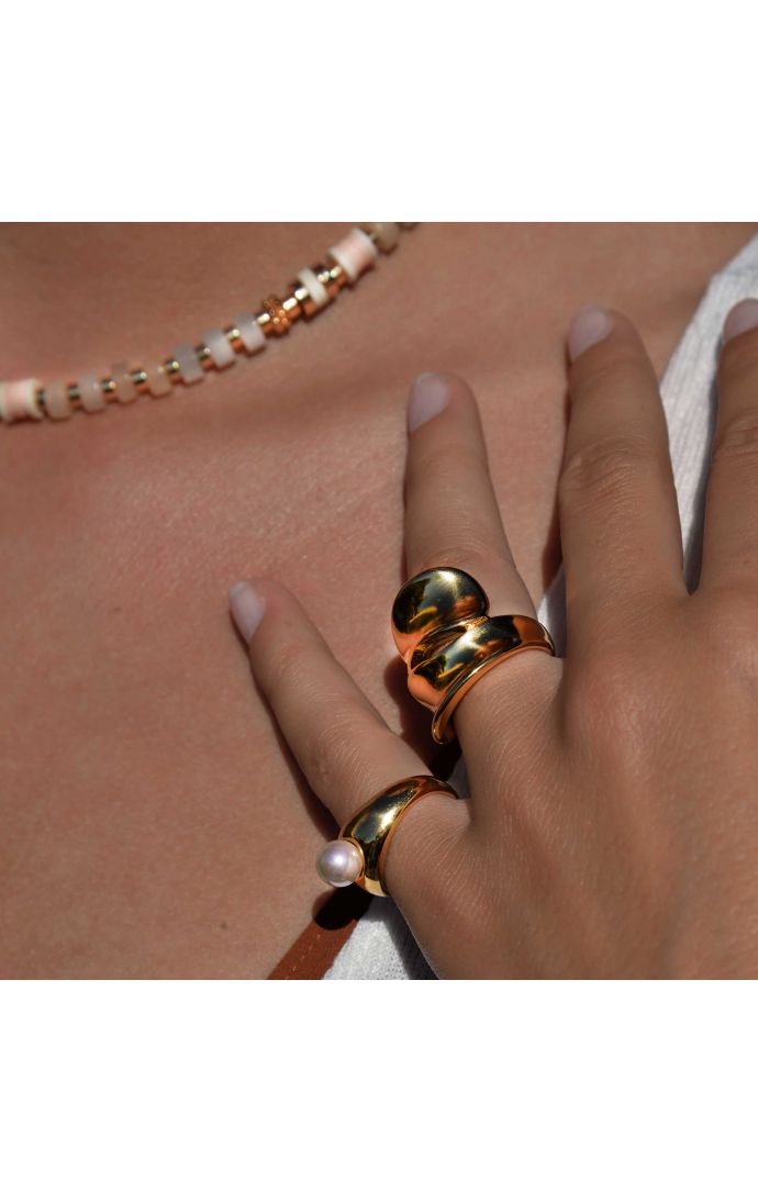 Hipanema Bague Clea Blanc