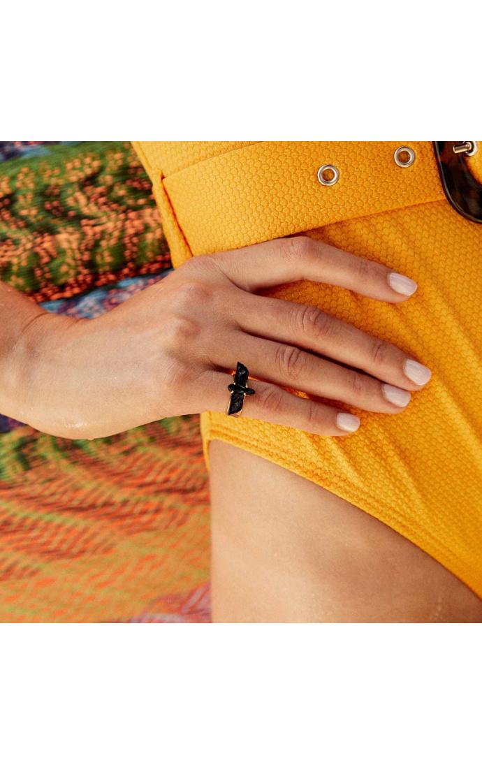 Hipanema Bague Douce Noir