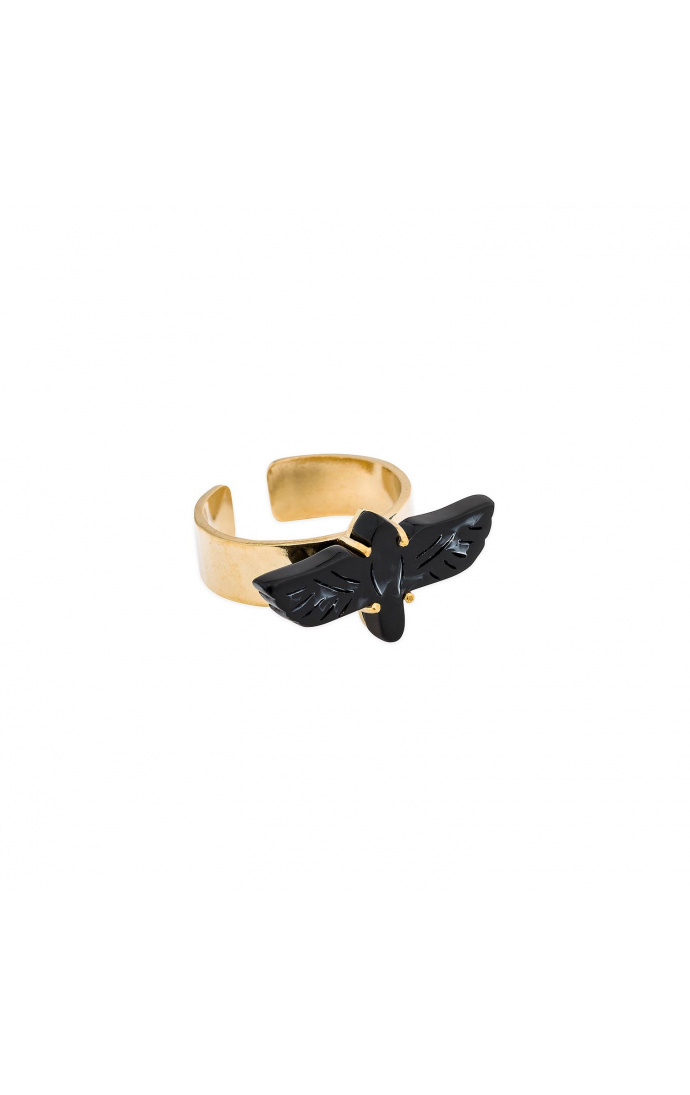 Hipanema Bague Douce Noir